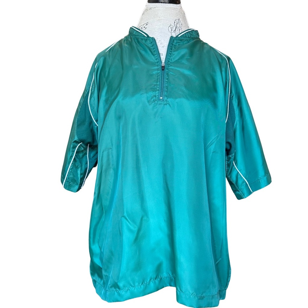 Mizuno Green Half-Zip Pullover